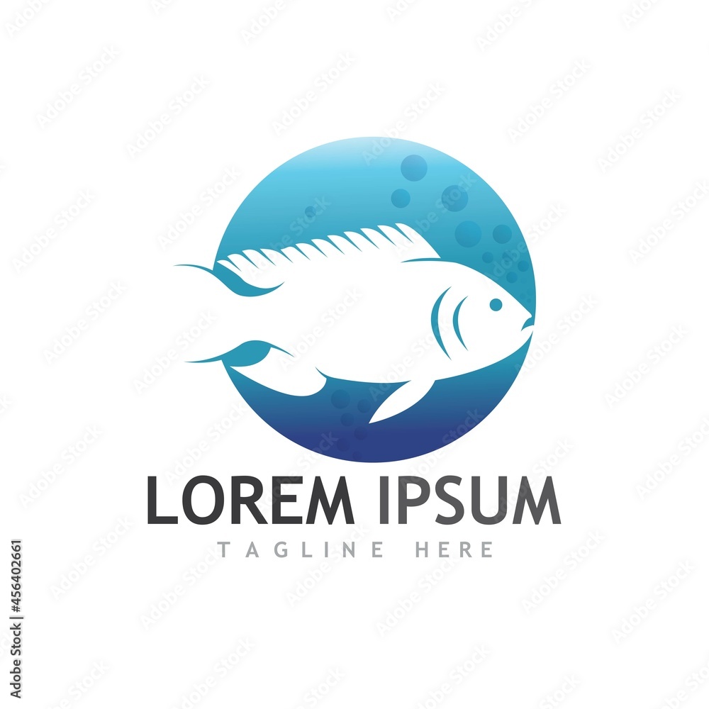 Fototapeta premium Fish logo template