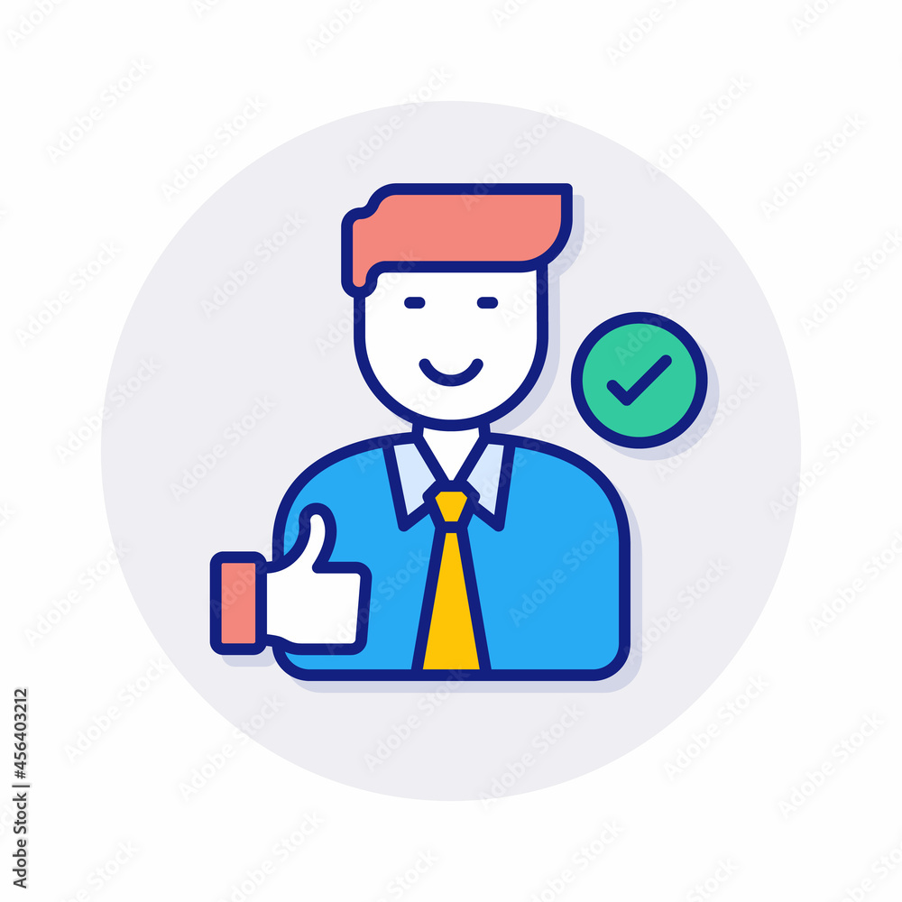 Self-Employment icon in vector. Logotype