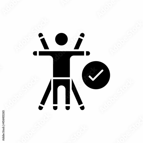 Ergonomics icon in vector. Logotype