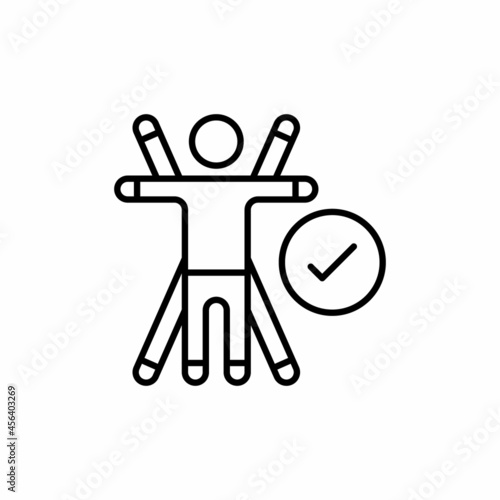 Ergonomics icon in vector. Logotype