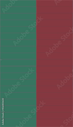 Depth of Market. Limit orders table interface. Vector template.
