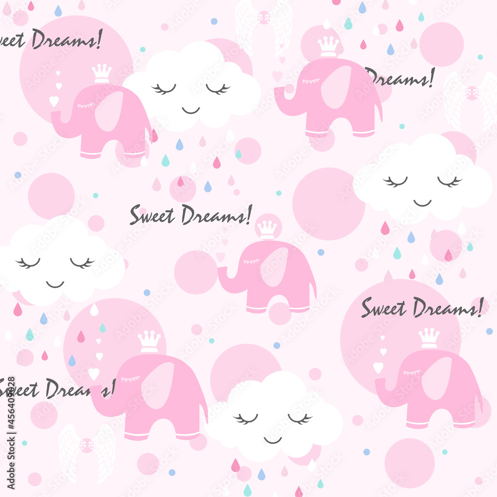 Pattern suitable for girls.Perfect for textile, wallpaper or print design. Pattern suitable for girls.Perfect for textile, wallpaper or print design.