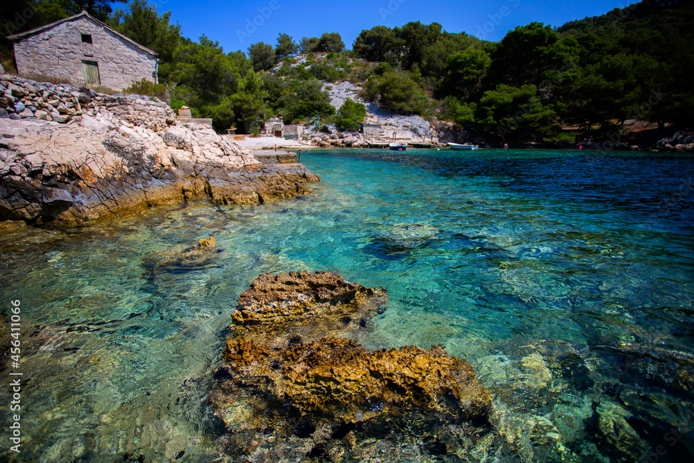 Solta island in Croatia landscape