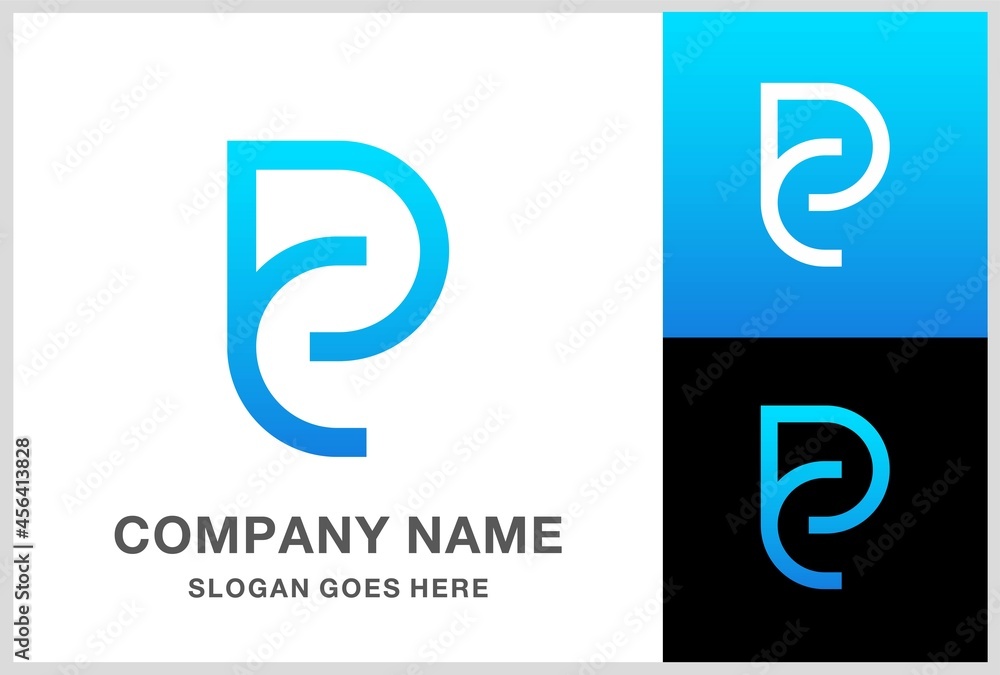 Monogram Letter DC Business Company Vector Logo Design Monogram Letter DC Business Company Vector Logo Design
