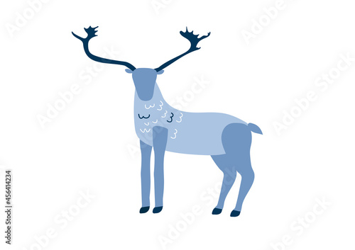 Vector reindeer  can be used for Christmas decorations