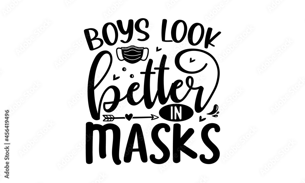 Boys look better in masks, isolated on solid yellow and turquoise background, isolated on red, blue, and white color scheme