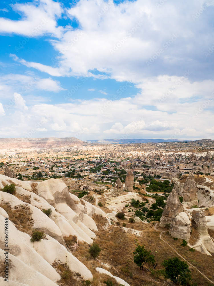 View of a beautiful valley in Cappadocia