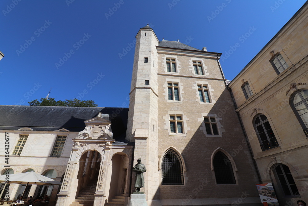 Le musée des beaux arts, ancien palais des ducs de Bourgogne, ville de Dijon, departement de la Cote d'Or, France