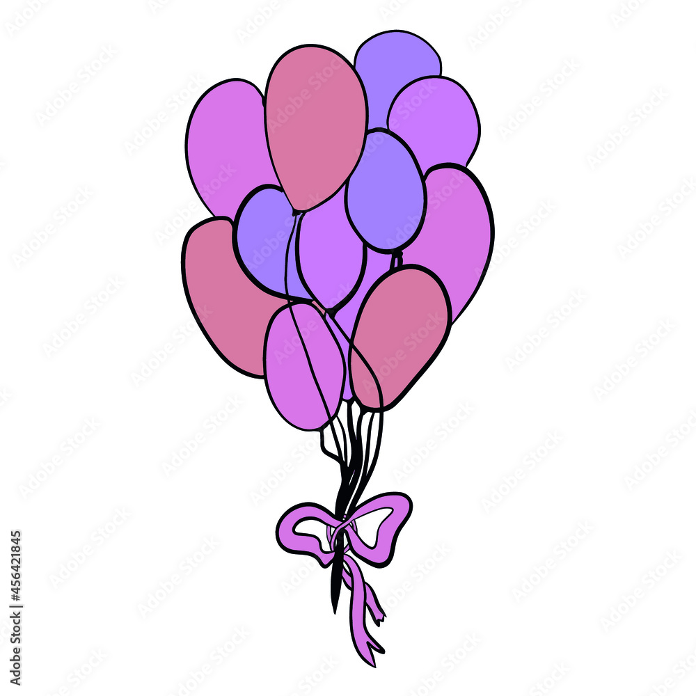 Balloons. holiday. birthday. the birth of a girl. Balloons. holiday. birthday. the birth of a girl.