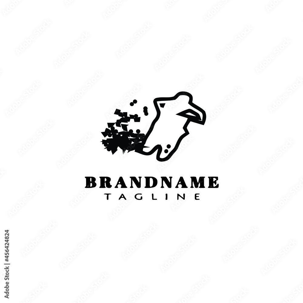 motocross logo cartoon icon design template black isolated vector illustration motocross logo cartoon icon design template black isolated vector illustration