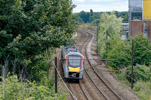 Train on tracks