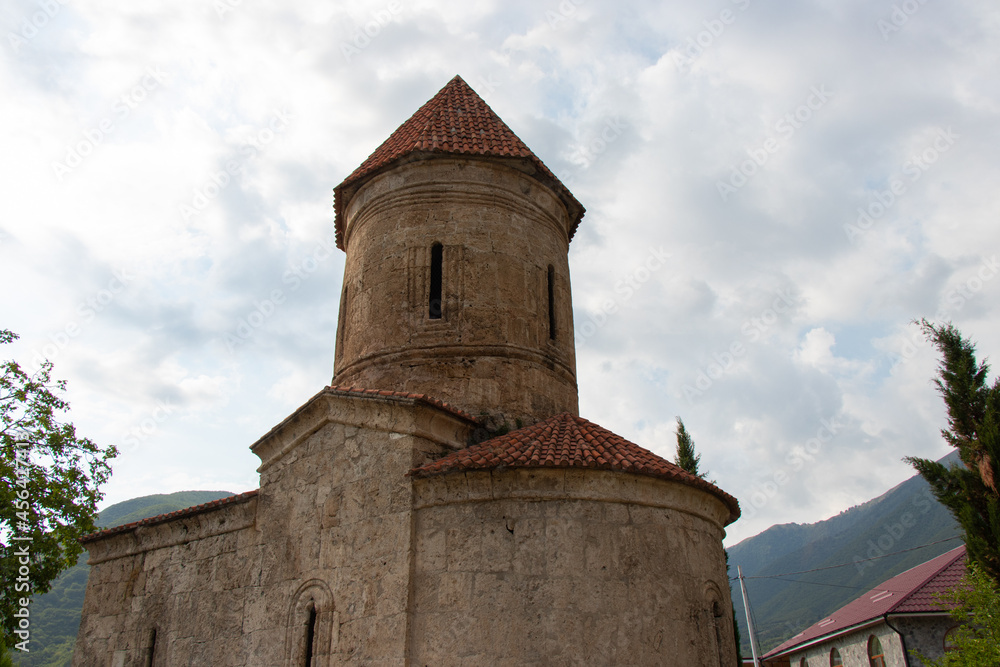 Early christianity age in Caucasia. Ancient Alban Church in Sheki - Azerbaijan