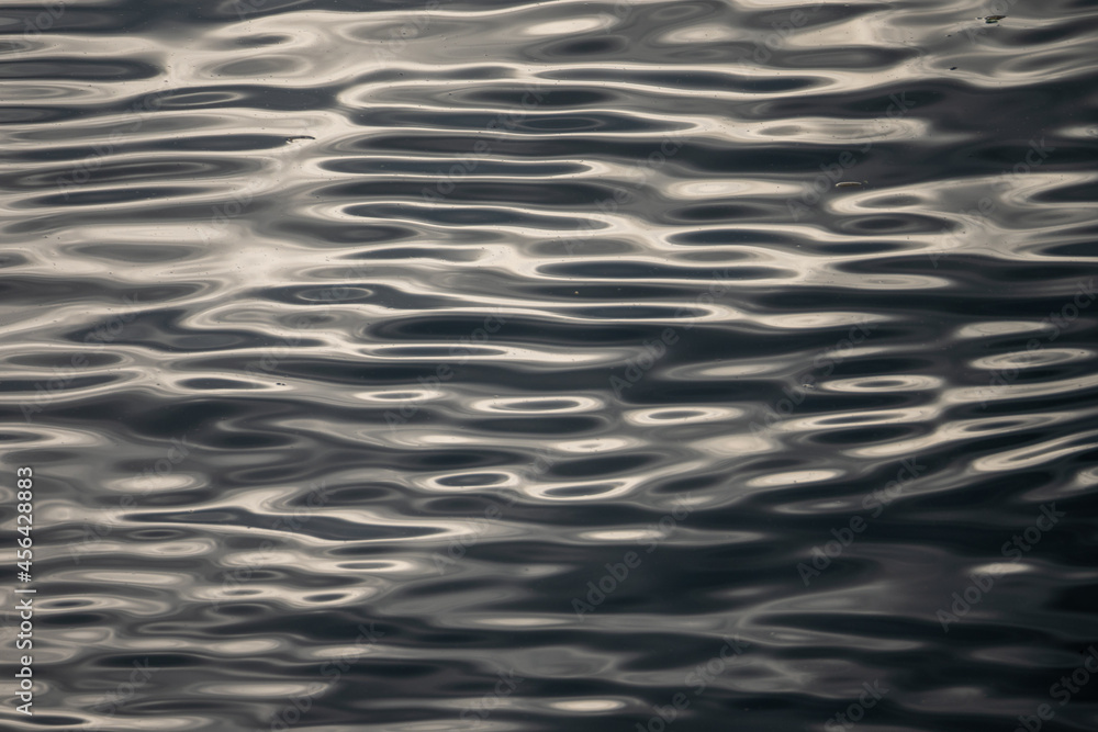 water texture. water reflection texture background. Dark background, High resolution background of dark water or oil surface. Ocean surface dark nature background. River lake rippling Water.