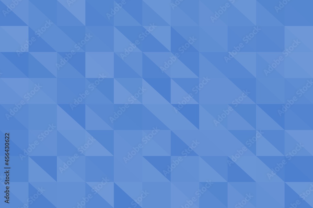 Abstract geometric background with blue triangles