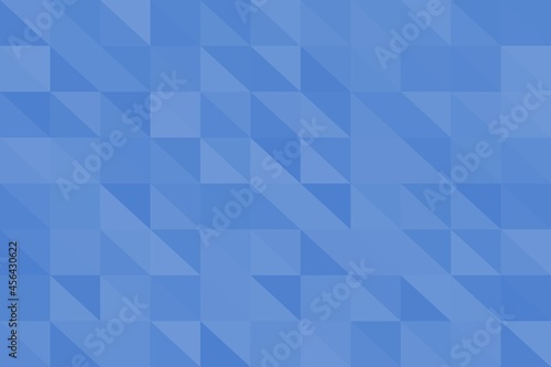Obraz na płótnie Abstract geometric background with blue triangles w salonie