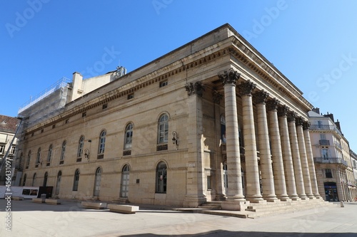 Le grand théâtre, vue de l'exterieur, ville de Dijon, departement de la Cote d'Or, France