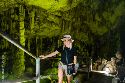 Dikteo Andro Cave also known as birth place of Zeus in Crete, Greece. photo