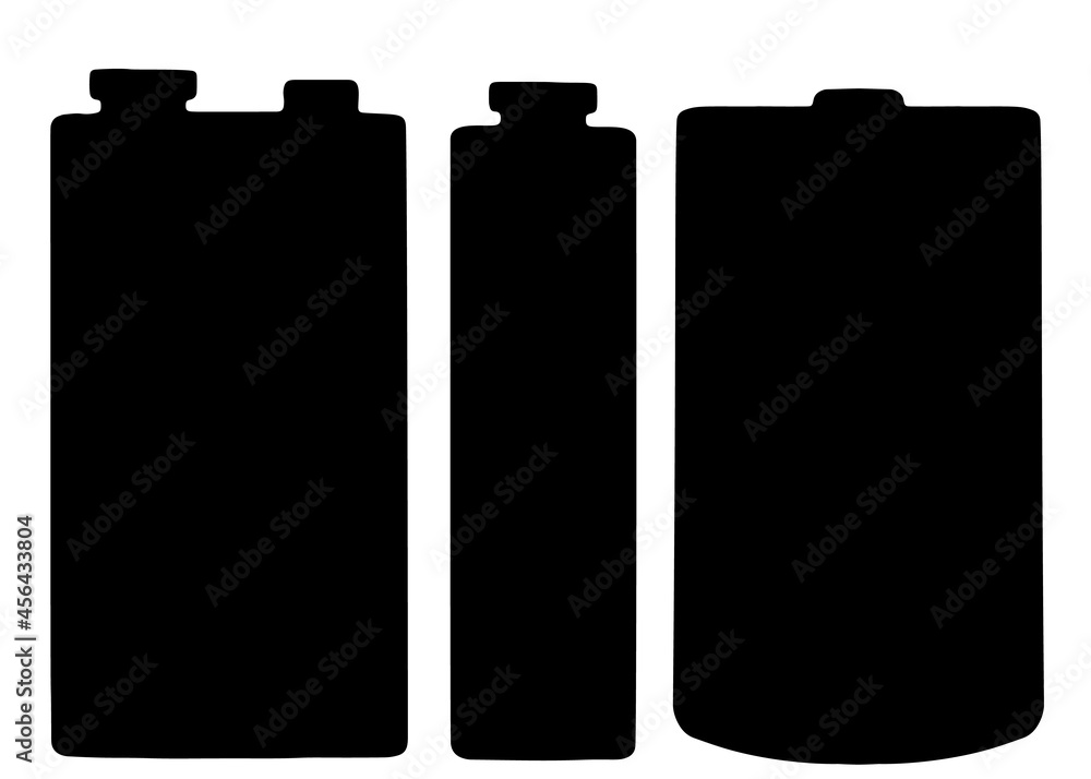 Batteries included. Vector image. Batteries included. Vector image.