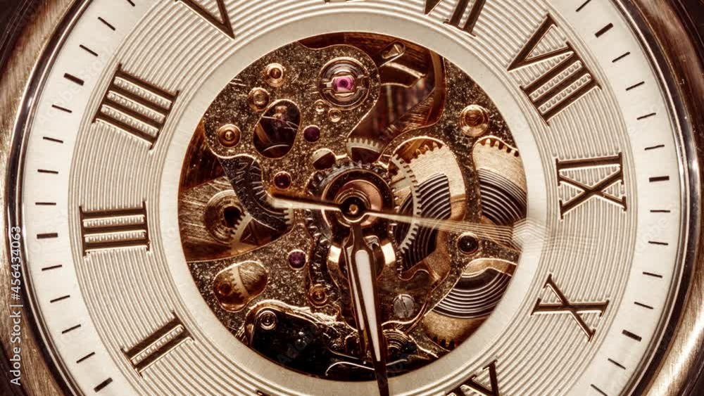 Spiral clock track of time