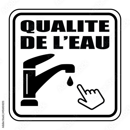 Logo qualité de l'eau.