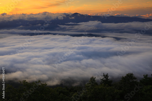 岩手県遠野市　遠野盆地の雲海　 © yspbqh14