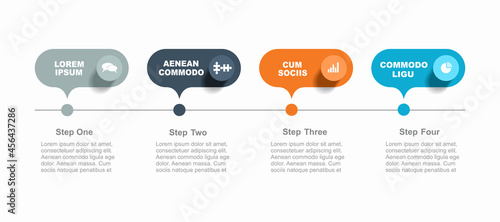 Infographic design template with place for your data. Vector illustration.