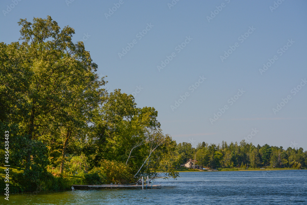 A view of Straight Lake in Park Rapids, Becker County, Minnesota A view of Straight Lake in Park Rapids, Becker County, Minnesota