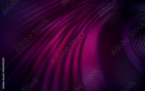 Dark Purple vector template with bent lines.