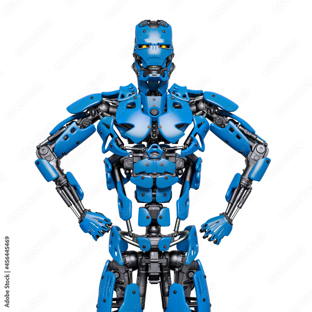 cyborg is doing a super hero pose cyborg is doing a super hero pose
