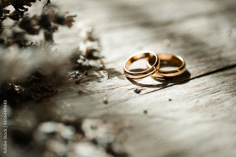two rings on a bouquet two rings on a bouquet