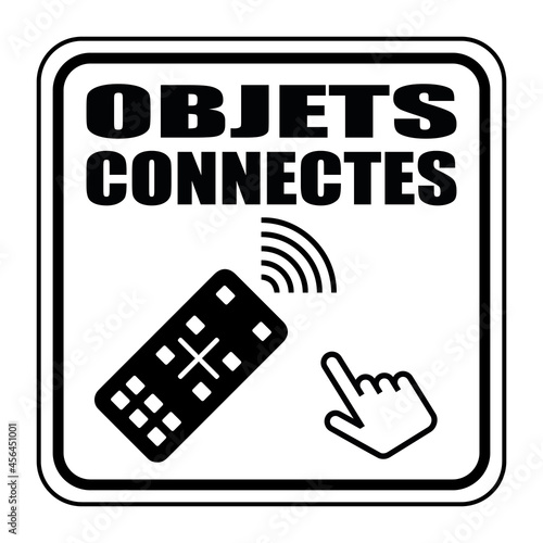 Logo objets connectés.