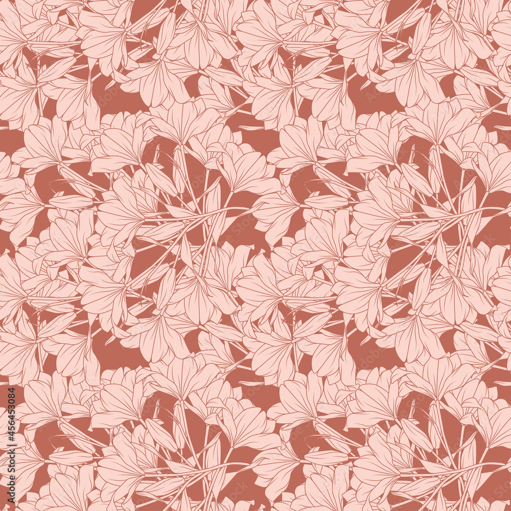 Obraz premium Flower Seamless Pattern