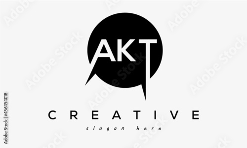 AKT creative circle letter logo design victor