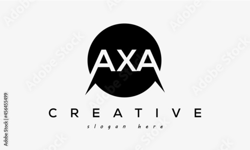 AXA creative circle letter logo design victor	
 photo