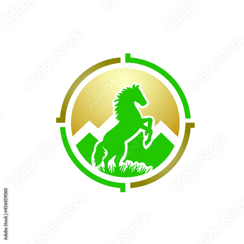 horse icon jumping target 