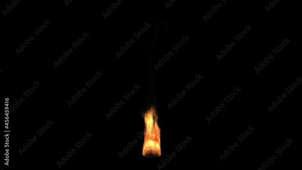 Single Flame Fire 3d fluid simulation Single Flame Fire 3d fluid simulation