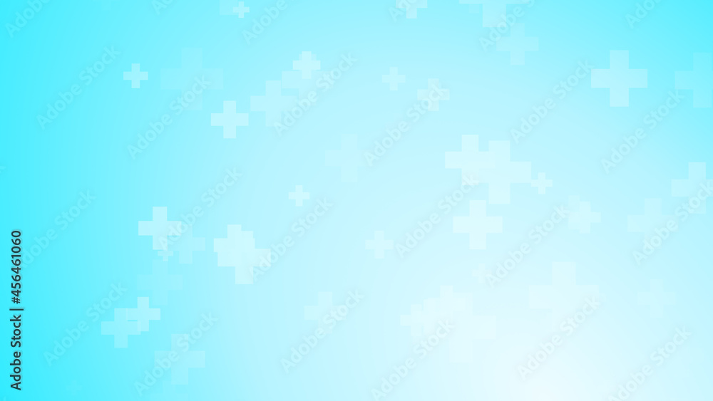 Medical health blue cross pattern background. Abstract healthcare technology and science concept. Medical health blue cross pattern background. Abstract healthcare technology and science concept.