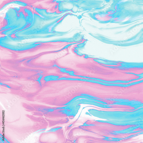 pink blue pastel rainbow holographic waves abstract holo light marble background
