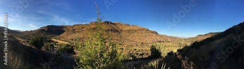 Panoramic view Fort Davis Mountains