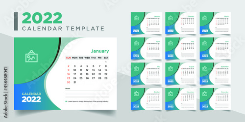 2022 calendar template, desk calendar 2022, 2022 desk calendar