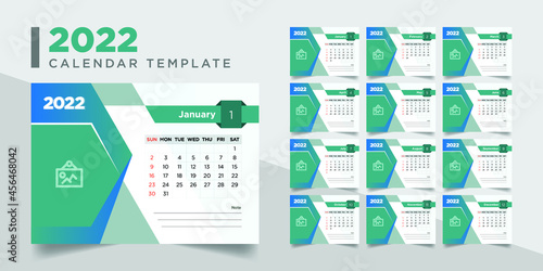 2022 calendar template, desk calendar 2022, 2022 desk calendar