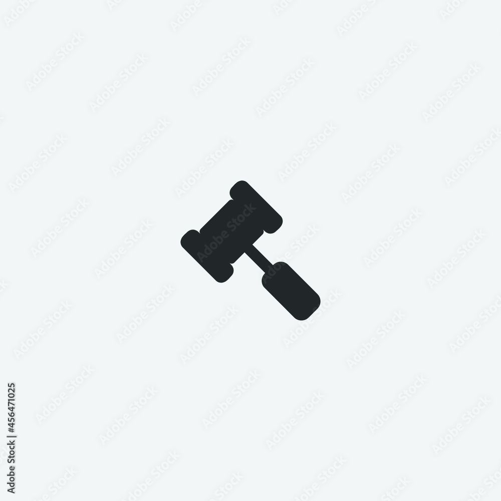 Legal_hammer vector icon illustration sign Legal_hammer vector icon illustration sign