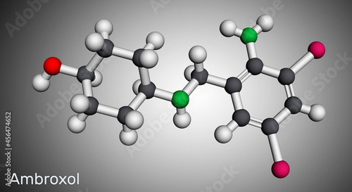 Fotografía Ambroxol mucoactive drug molecule