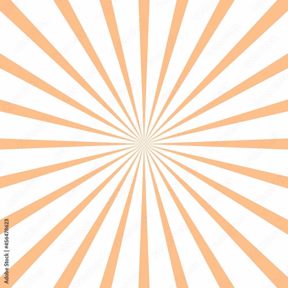Obraz premium sunburst in vintage style, Abstract background, sun ray comic book background, sunset retro design