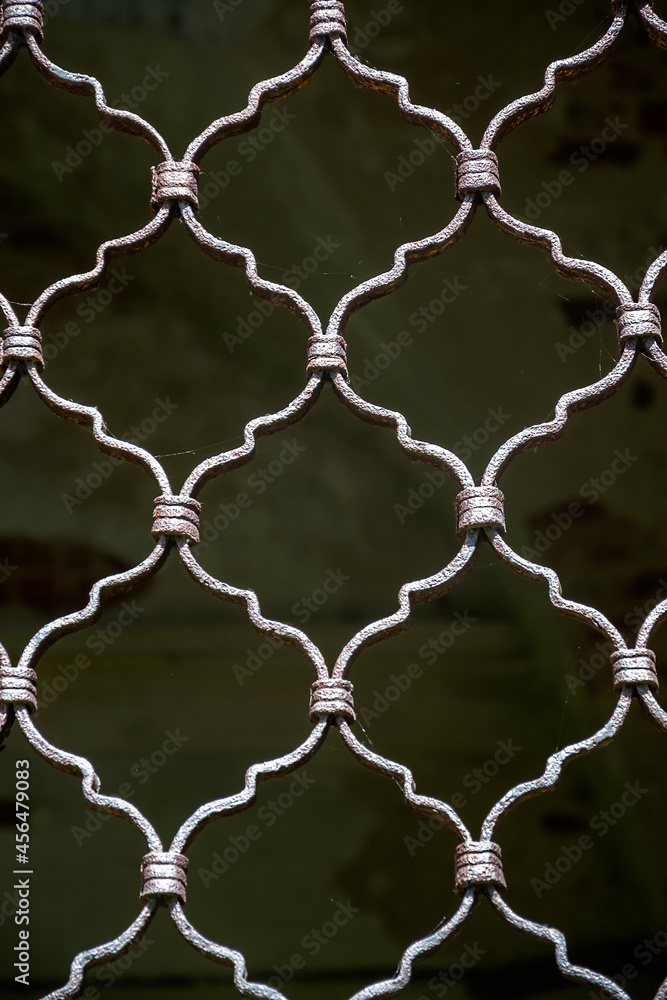 Fototapeta premium metal window grating