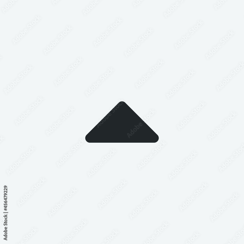 Caret_arrow_up vector icon illustration sign Caret_arrow_up vector icon illustration sign