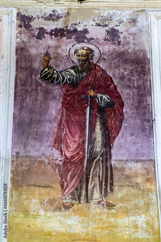 Obraz premium wall painting inside an Orthodox church
