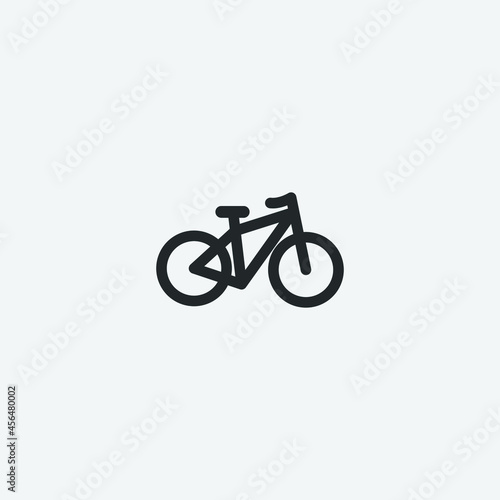 Bike vector icon illustration sign