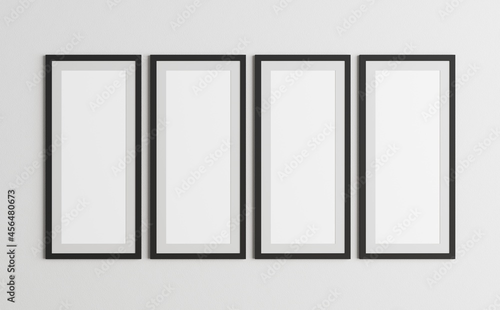 3d render of blank paintings. Insert photo - in an empty frame.
Layout of posters on the wall. 3d render of blank paintings. Insert photo - in an empty frame.
Layout of posters on the wall.