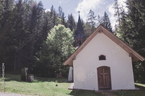 chapel in the mountains